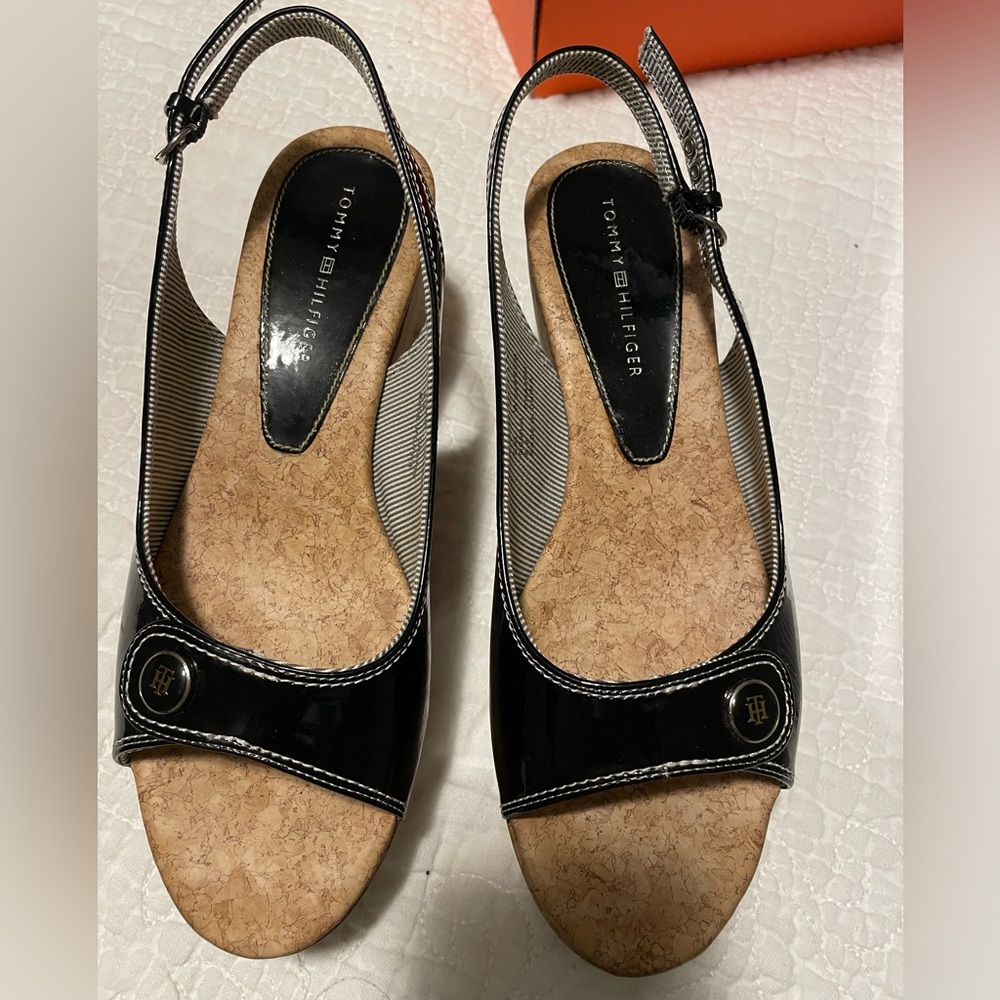 Tommy Hilfiger Cork Platform Sandals